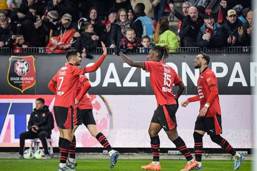 Le Stade Rennais en relance.