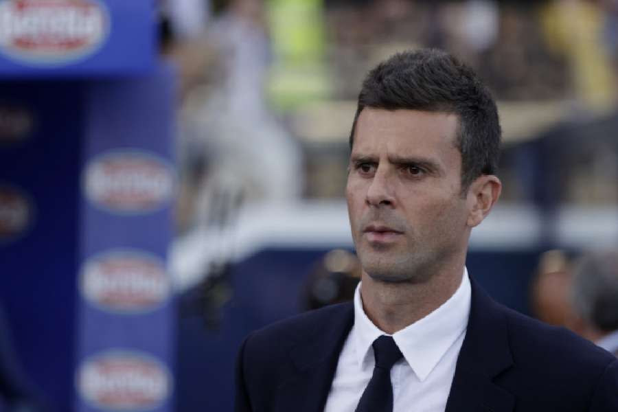 Juventus coach Thiago Motta before the match