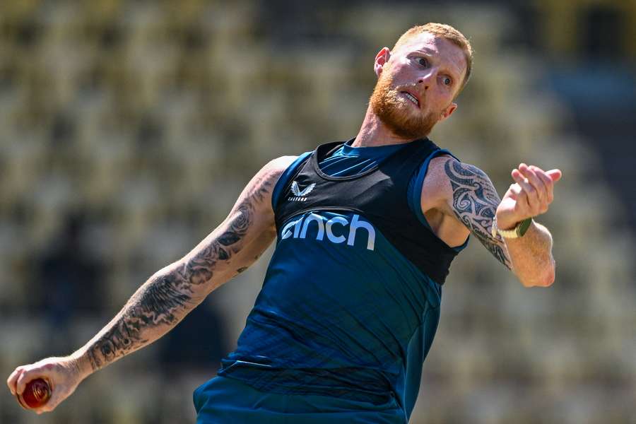 England's captain Ben Stokes speaks during a press conference in Rajkot