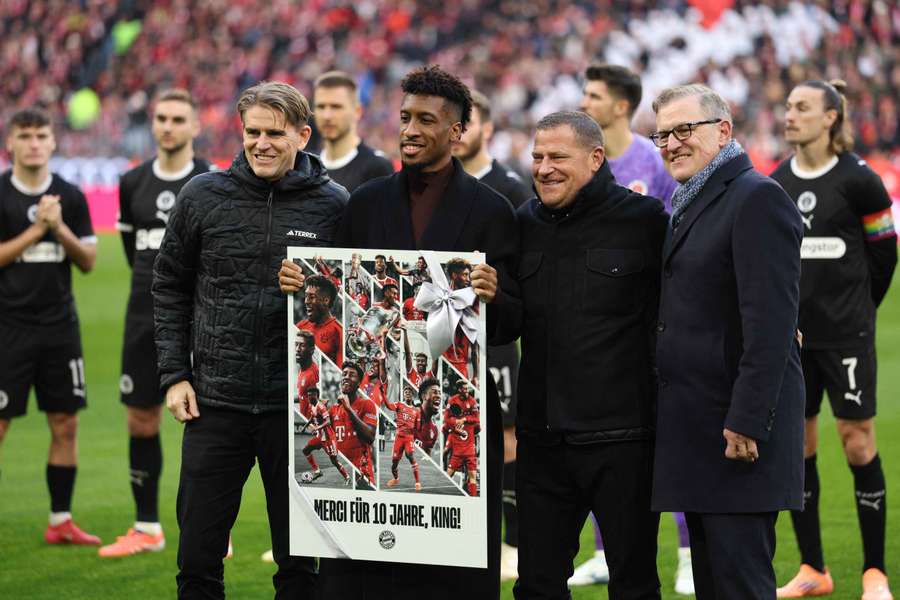 Zehn Jahre lang trug Coman das Trikot des FC Bayern München Zehn Jahre lang trug Coman das Trikot des FC Bayern München