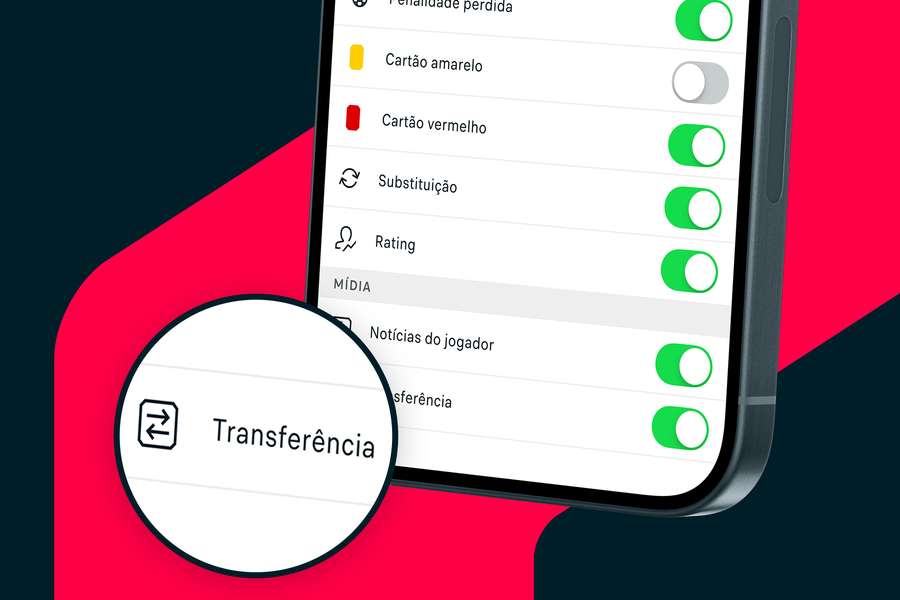 Notificações de transferências permitem que você não perca nada sobre o mercado Notificações de transferências permitem que você não perca nada sobre o mercado