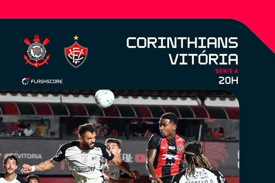 PRÉVIA: Corinthians x Vitória; confira análise e principais estatísticas