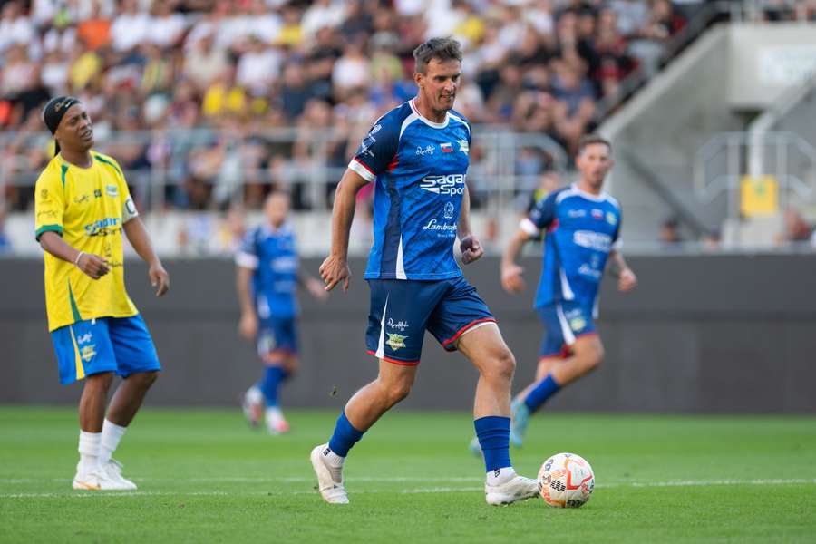 O eslovaco Milan Jambor em ação acompanhada por R10 O eslovaco Milan Jambor em ação acompanhada por R10