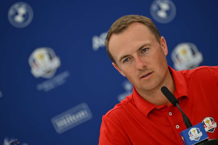 Speith speaks to the media ahead of the Ryder Cup