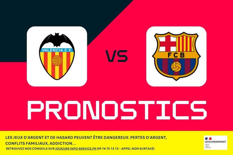 Valence - Barcelone : pronostics, meilleurs paris et cotes (Liga)