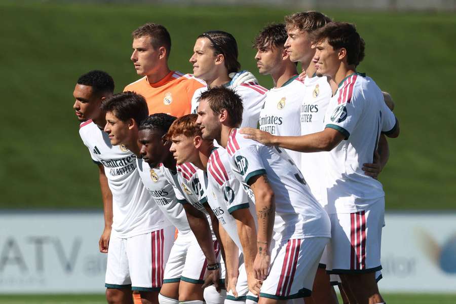 Le Real Madrid à l'entraînement, la semaine dernière.