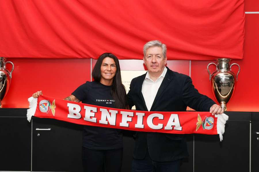 Ana Borges apresentada no Benfica