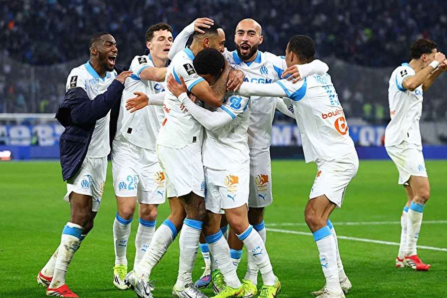 Radost hráčů Marseille.