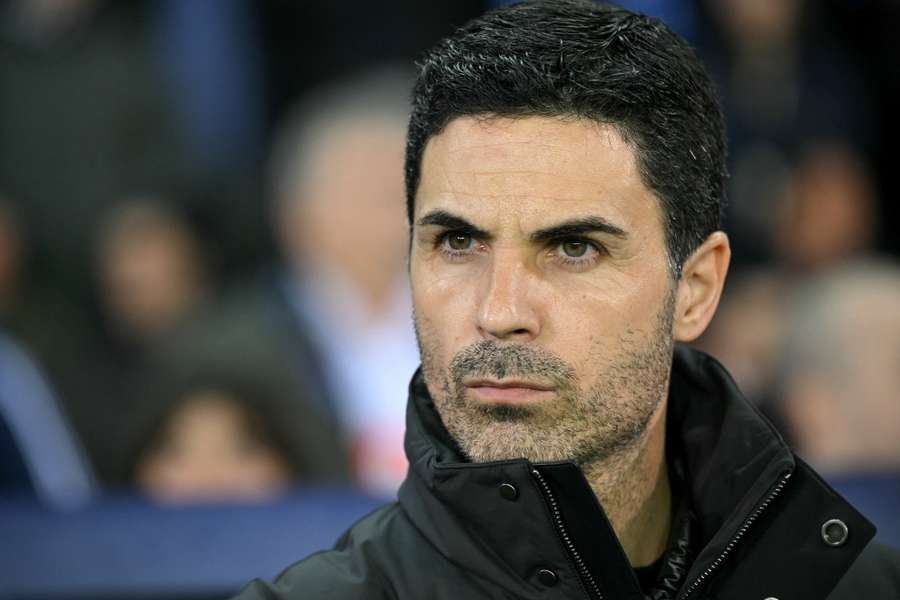 Trenér Arsenalu Mikel Arteta.
