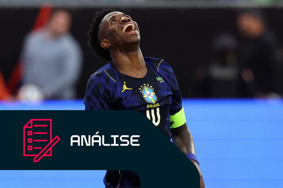 Vini Jr. ainda não convenceu na seleção do Brasil