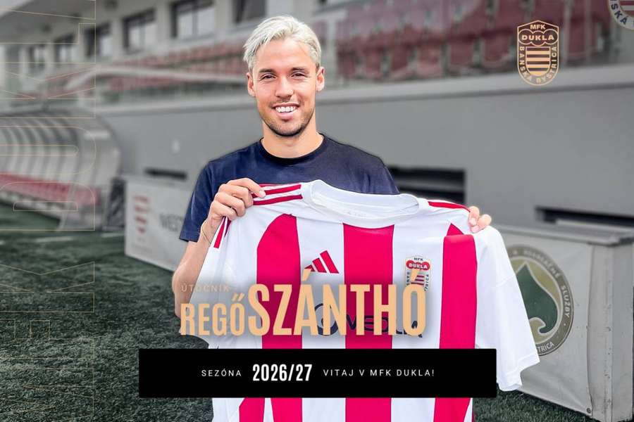Szánthó bude hrať za Duklu. Szánthó bude hrať za Duklu.