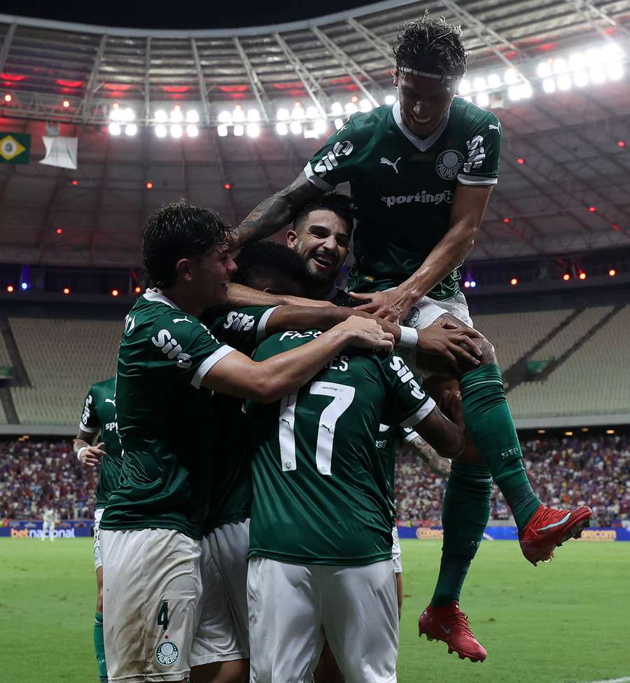 Palmeiras venceu Fortaleza e virou líder Palmeiras venceu Fortaleza e virou líder