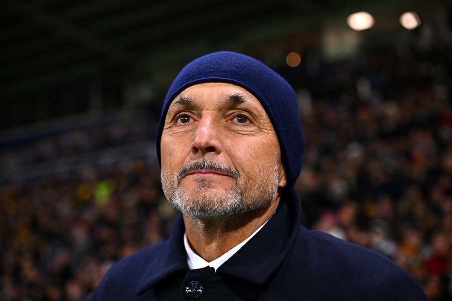 Luciano Spalletti durante il match contro il Parma