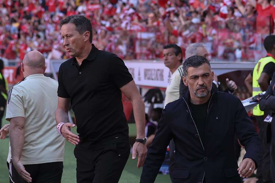 Roger Schmidt e Sérgio Conceição voltam a defrontar-se