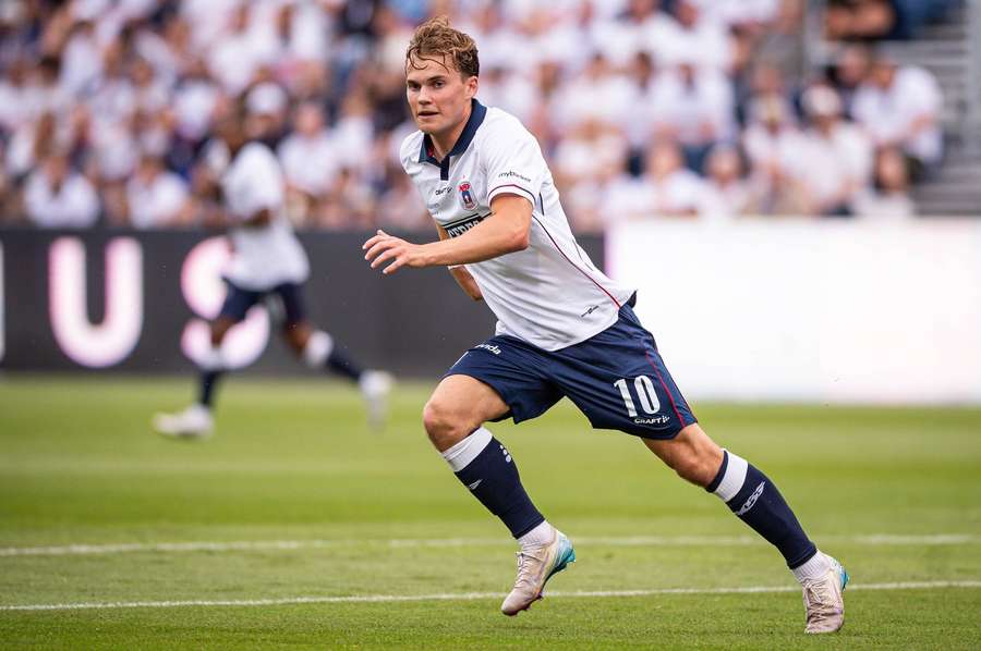 Kristian Arnstad scored the match winning goal for AGF