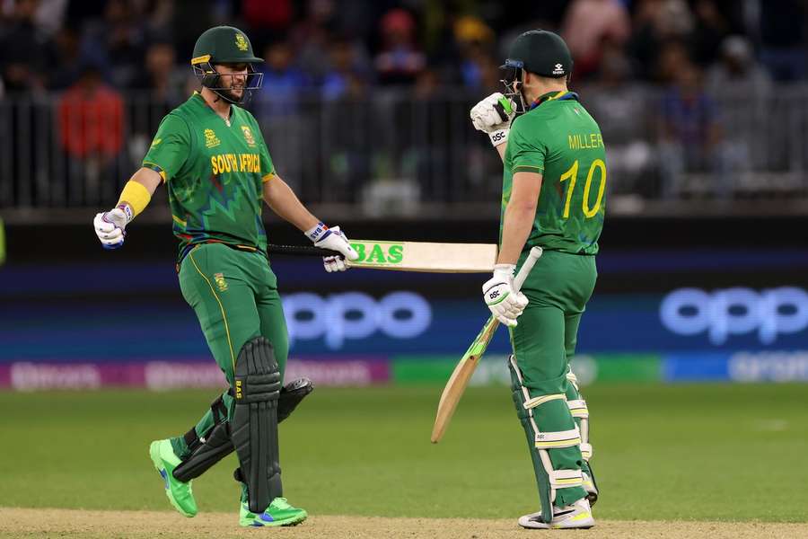 Miller celebrates taking South Africa to victory