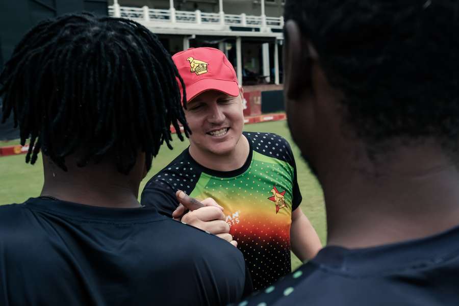 Ballance receives his Zimbabwe cap