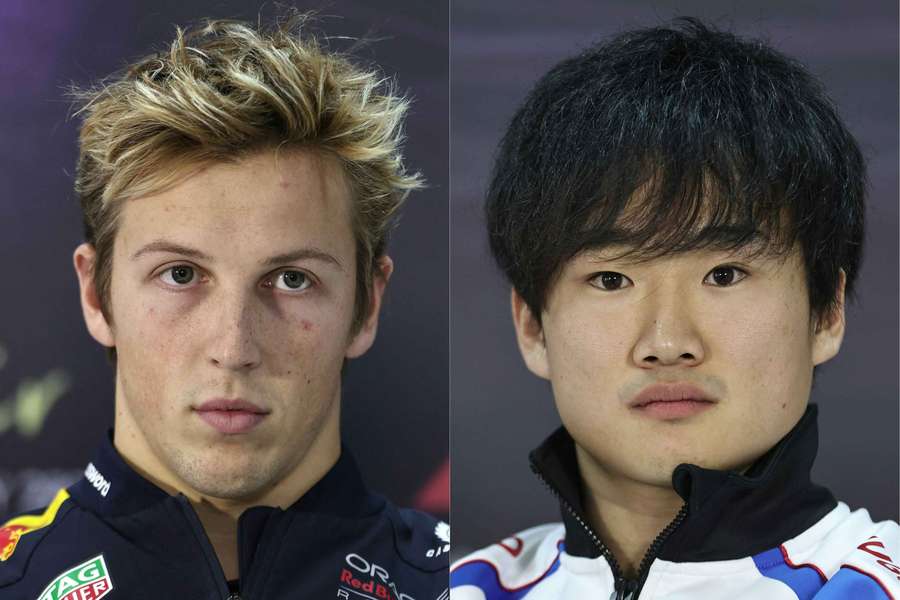 Lawson y Tsunoda, el cambio de cromos en Red Bull