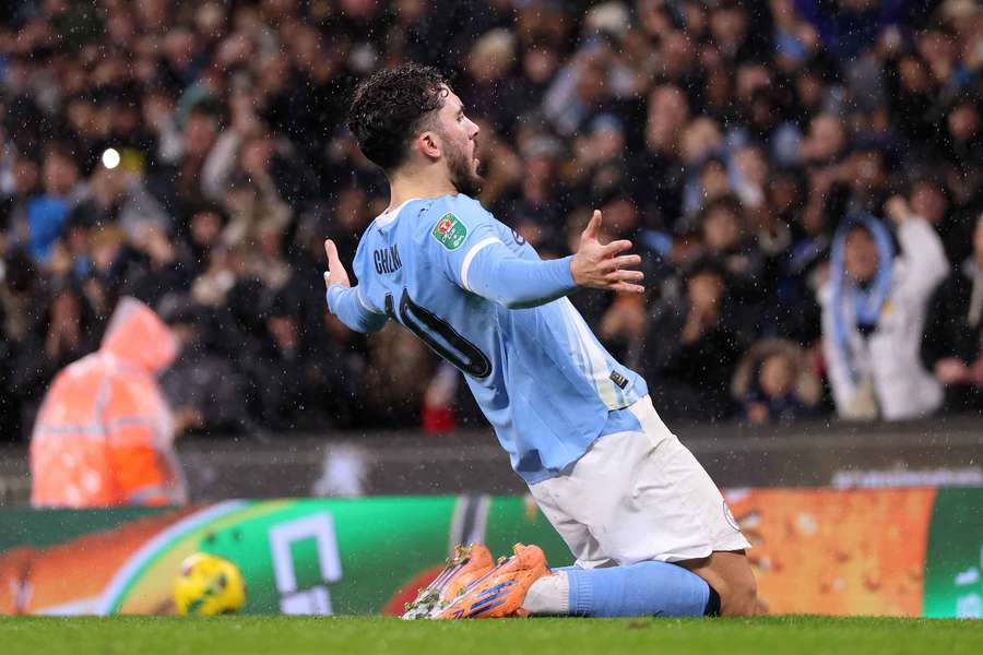 Rayan Cherki célébrant son but ce mercredi soir. Rayan Cherki célébrant son but ce mercredi soir.