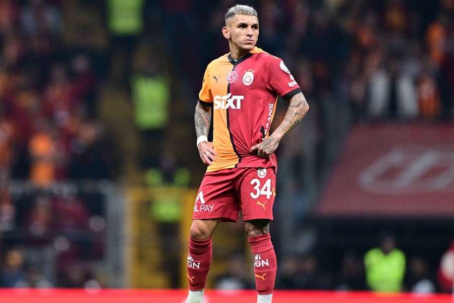 Lucas Torreira, en un partido del Galatasaray.