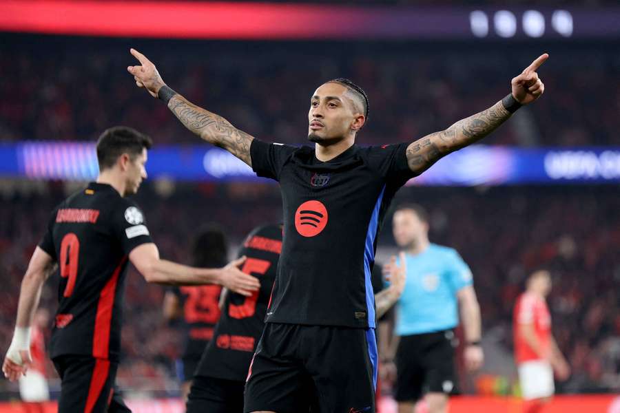 Raphinha a marqué le seul but du match