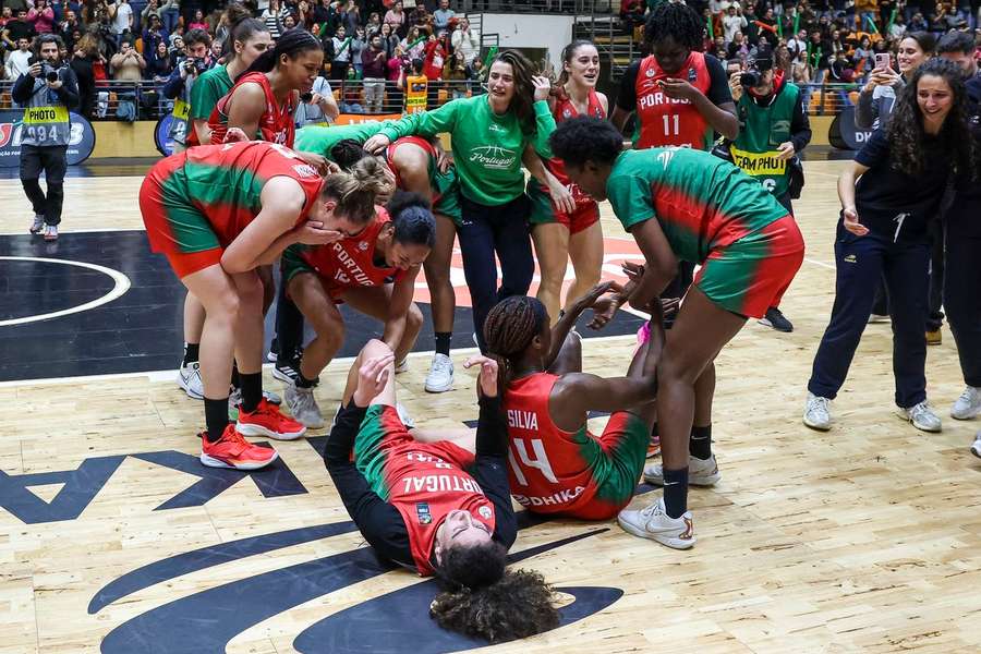 Portugal apurou-se pela primeira vez para o Eurobasket feminino