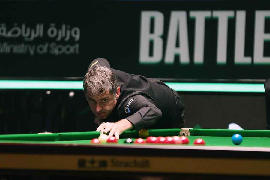 Ronnie O'Sullivan in Jeddah.