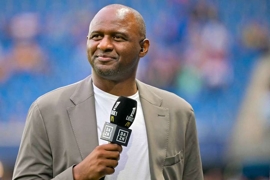 Patrick Vieira en tant que consultant DAZN.