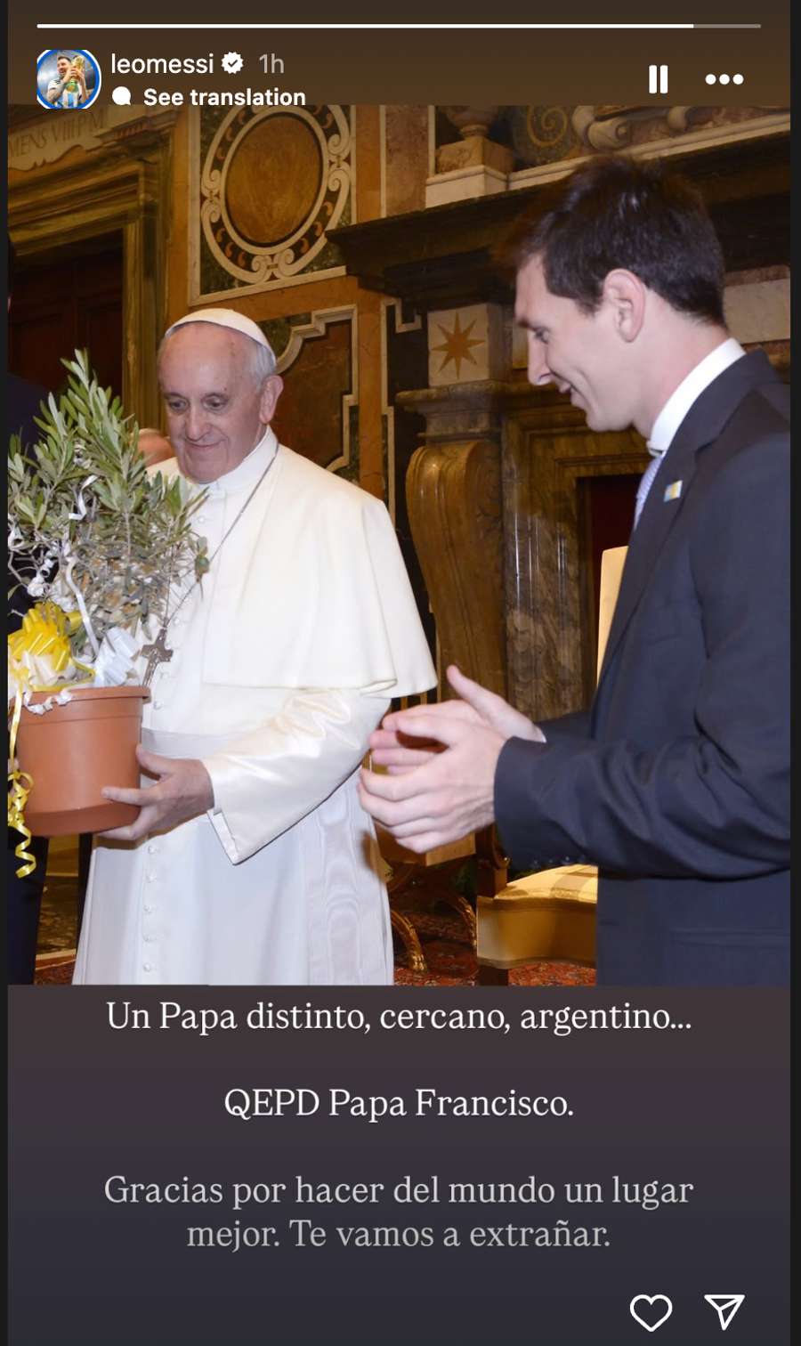 La storia di Messi