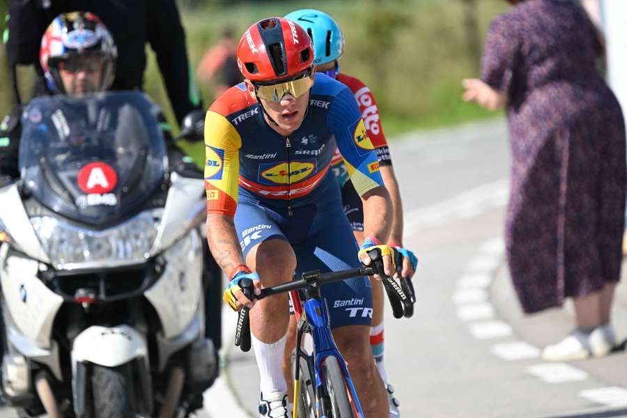 Thibau Nys reina en el Gran Premio Miguel Induráin.
