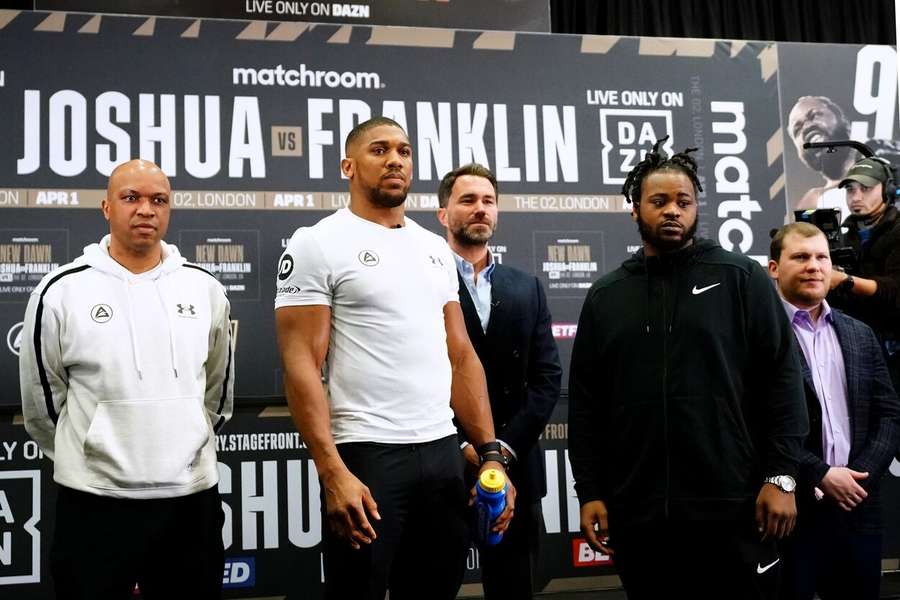 Joshua will fight Franklin on April 1st