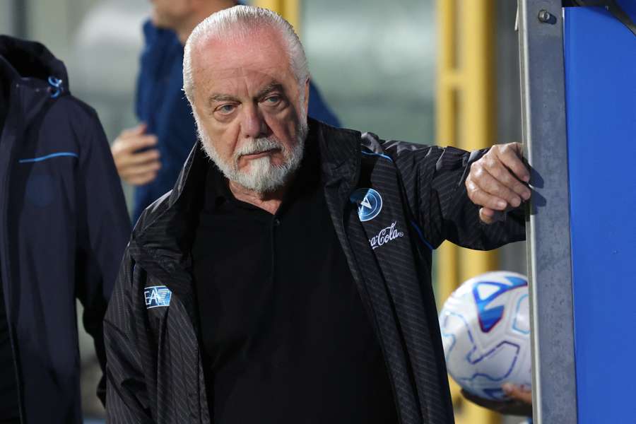 De Laurentiis ahead of Serie A match De Laurentiis ahead of Serie A match