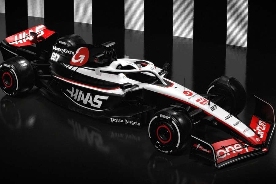 O novo visual da Haas para 2023