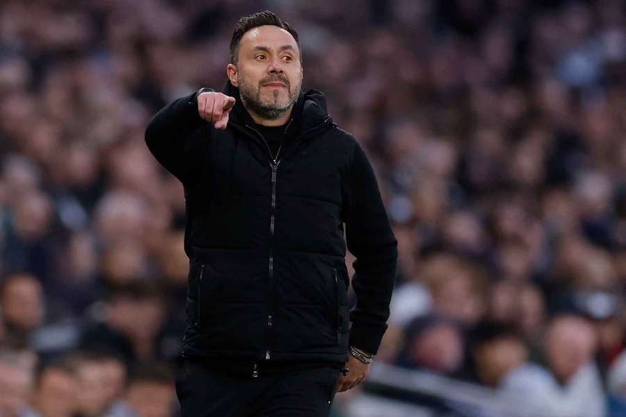 Tottenham Hotspur manager Roberto De Zerbi Tottenham Hotspur manager Roberto De Zerbi