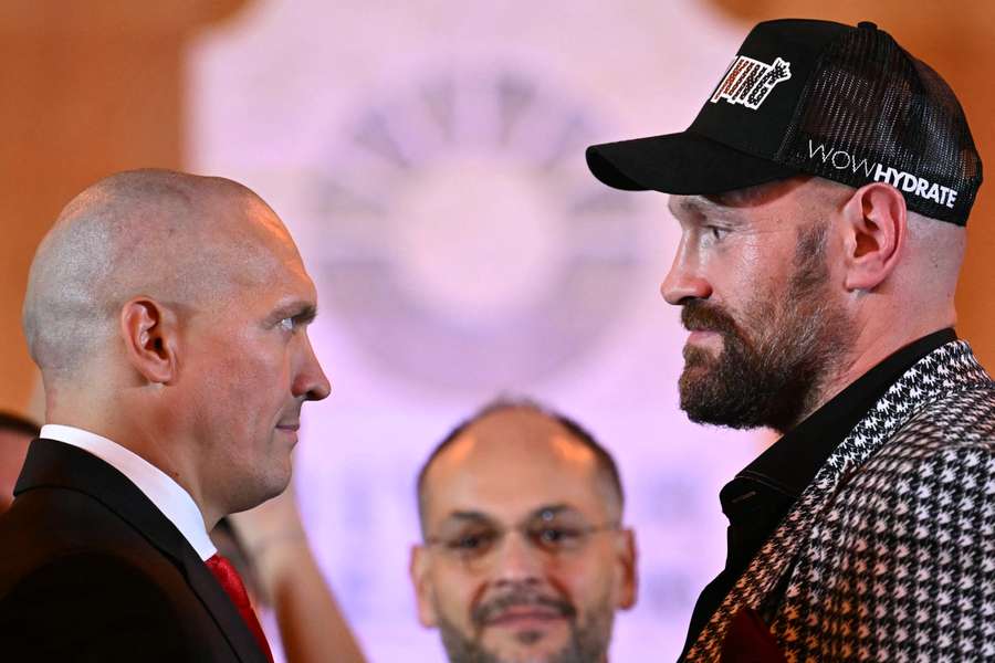 Usyk y Fury, frente a frente