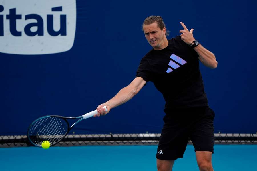 Alexander Zverev bei den Miami Open.