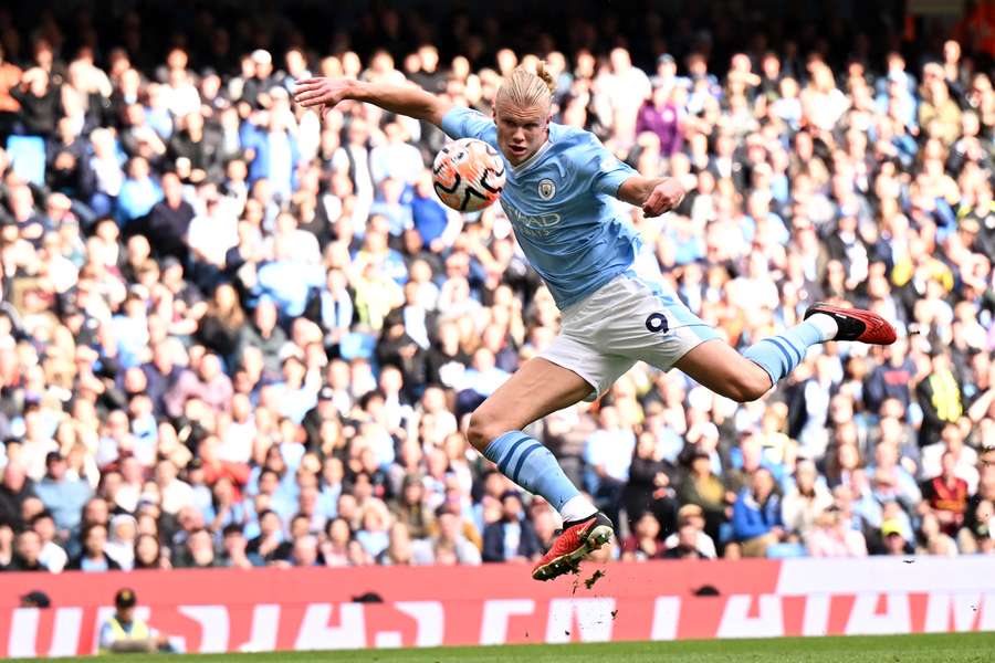 Erling Haaland was on the scoresheet against Forest