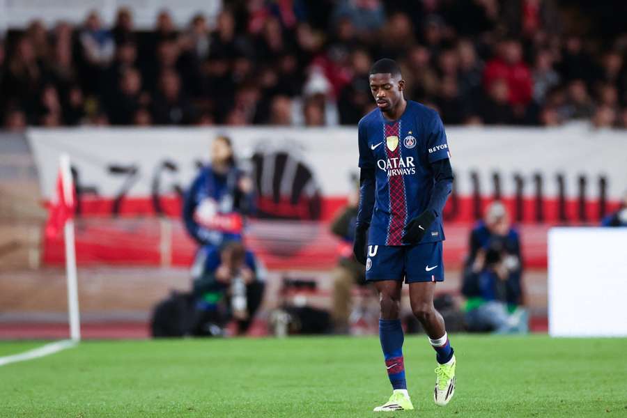 Ousmane Dembélé à Monaco.