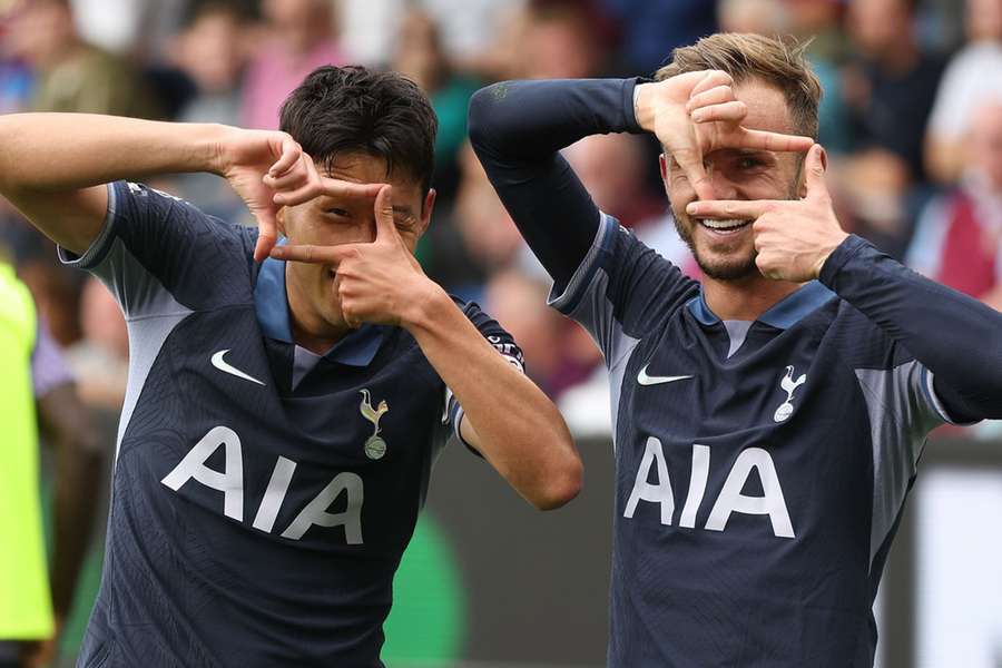 Son and Maddison celebrate