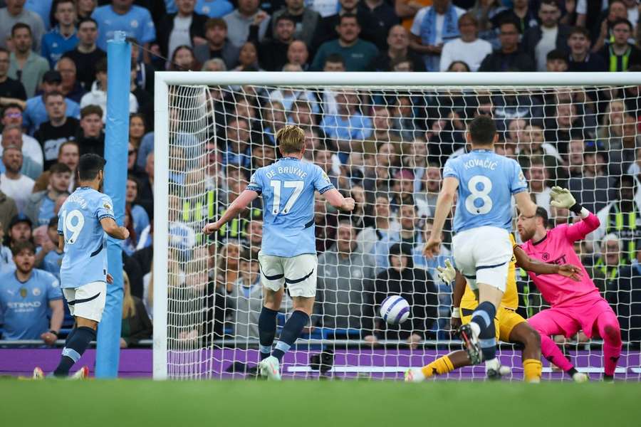 De Bruyne fez o golo da vitória do City ainda na primeira parte