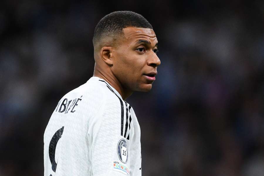 Mbappé fez 8 gols com a camisa do Real Madrid