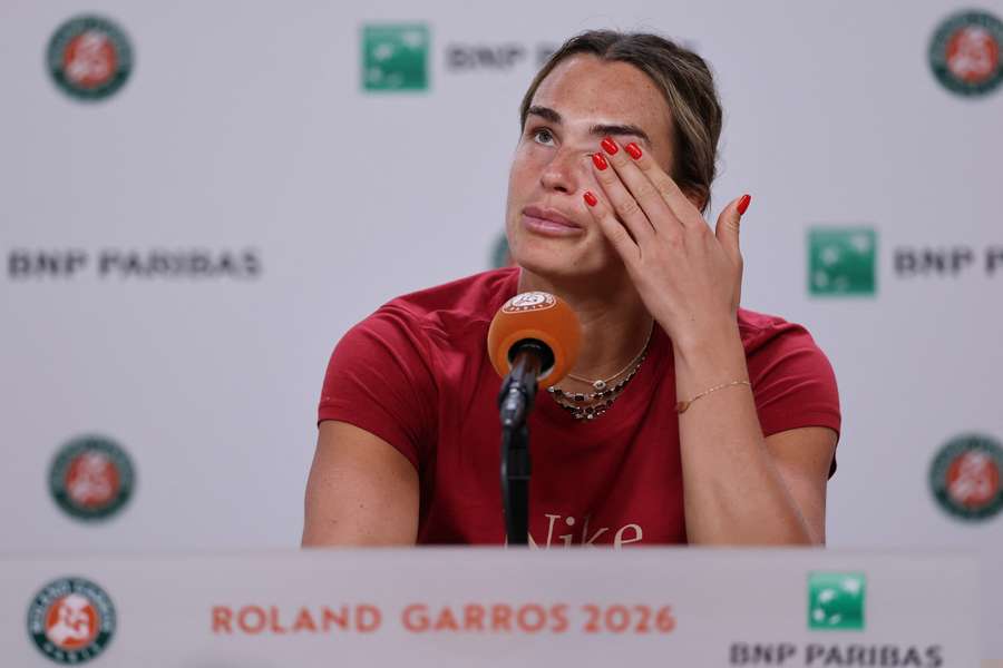Sabalenka habla ante los medios de comunicación Sabalenka habla ante los medios de comunicación