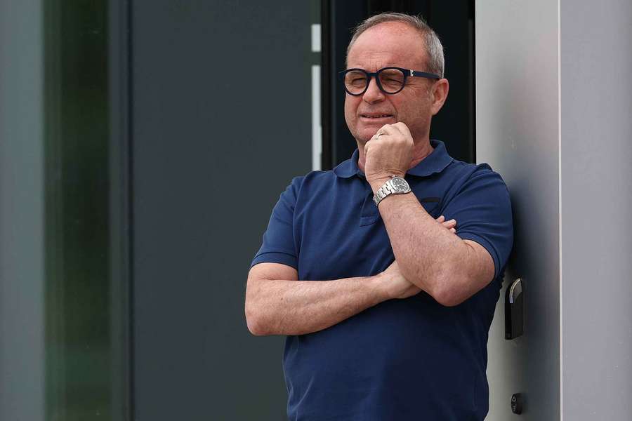 Luis Campos en el Campus PSG durante el Media Day de la UEFA el miércoles.