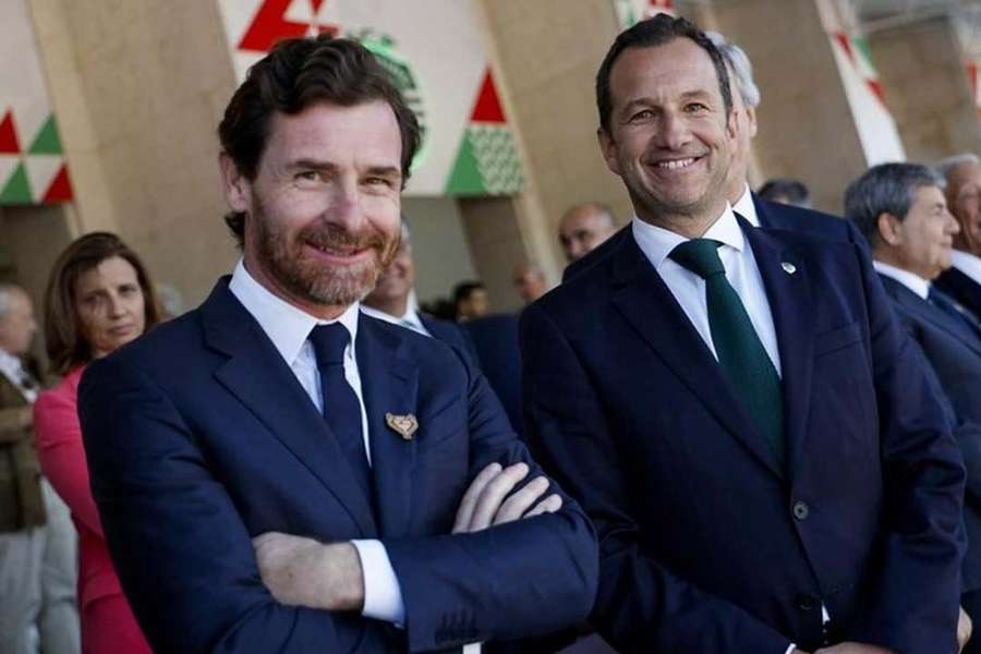 André Villas-Boas com Frederico Varandas