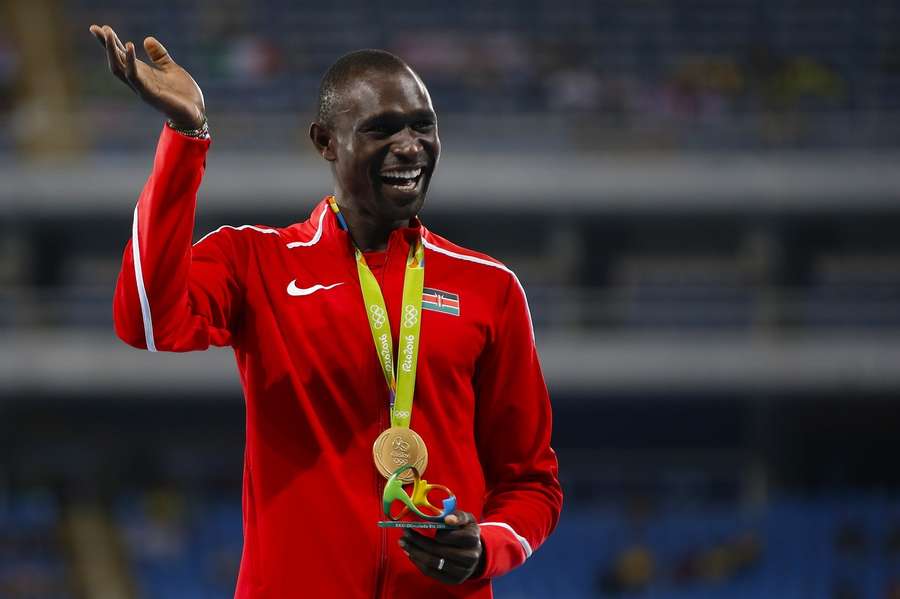 Rudisha came away from the crash with no major injuries