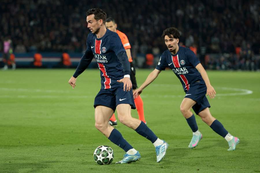 Fabián y Vitinha, con el PSG