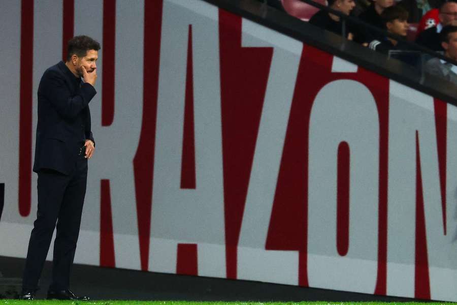 Simeone, treinador do Atlético de Madrid