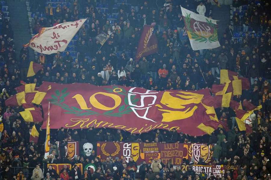 Rom-Fans beim Pokalspiel gegen den FC Turin.