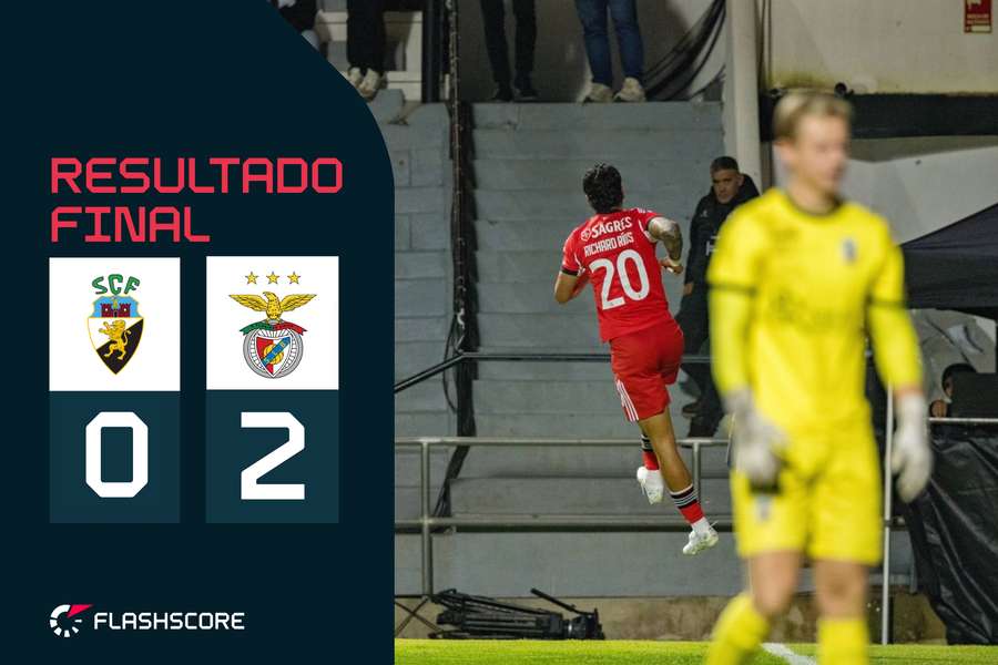 Richard Ríos foi o melhor em campo Richard Ríos foi o melhor em campo