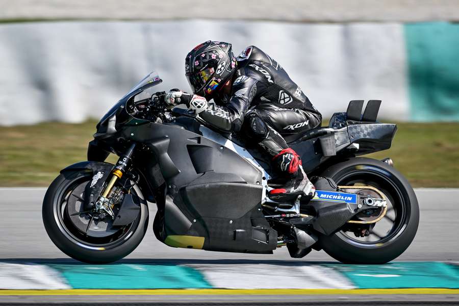 Aleix Espargaró, num teste Aleix Espargaró, num teste